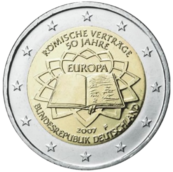 2 euros Traité de Rome - République fédérale d'Allemagne (F)