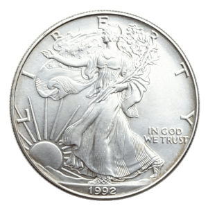 USA  1 oz American Eagle, 1 dollar argent 1992