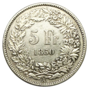 CH-5.00 Francs -1850 (ss)