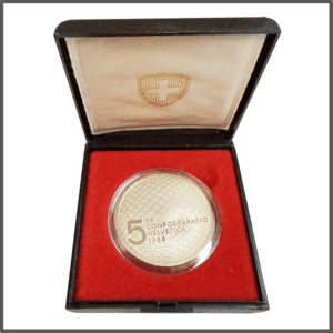 5.00 Francs comm. 1988 (FB) Mouvement olympique