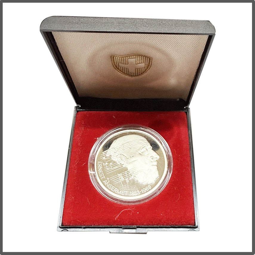 5.00 Francs comm. 1983 (FB) "Ernest Ansermet 1883-1969"