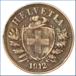 CH- 0,02 centimes, 1912 (s)