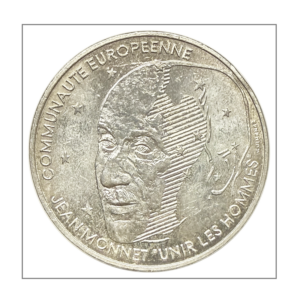 France, 100 Francs 1992 Jean Monnet (vz) en argent