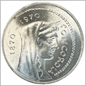 ITALIE 1000 Lire 1970 “Rome Capital de l'Italie” (SPL)