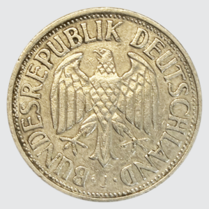 ALLEMAGNE 1 Mark 1956 (J) Cupronickel