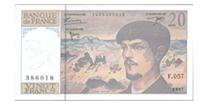 FRANCE 20 Francs Debussy 1997 (Série F.057)