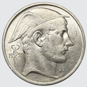 Belgique – 50 Francs Mercure légende flamande 1950