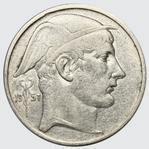 Belgique – 50 Francs Mercure légende flamande 1951