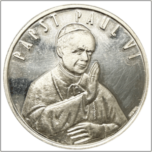 VATICAN Médaille d'argent, Pape Paul VI 1969