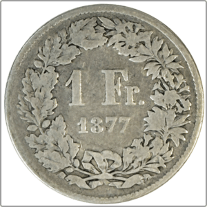 CH-1.00 Francs-1877 (s)