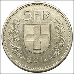 CH-5.00 Francs-2014 (s)