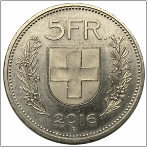 CH-5.00 Francs-2016 (s)
