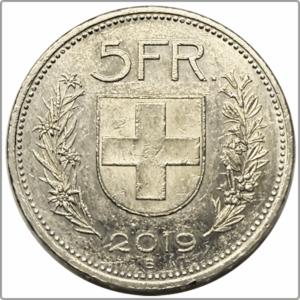 CH-5.00 Francs-2019 (s)