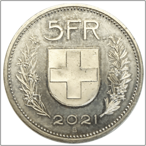 CH-5.00 Francs-2021 (FDC)