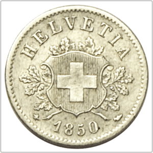 CH- 0,10 centimes, 1850 BB, (SUP)