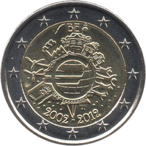 2 euros Comm. Belgique 2012