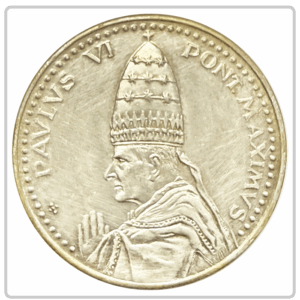 VATICAN ET ÉTATS PONTIFICAUX Médaille du pape Paul VI