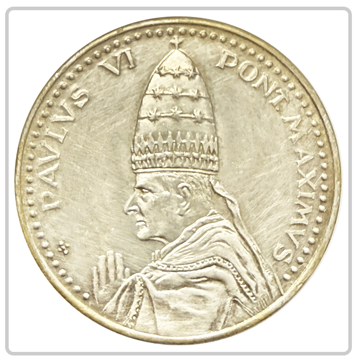 VATICAN ET ÉTATS PONTIFICAUX Médaille du pape Paul VI