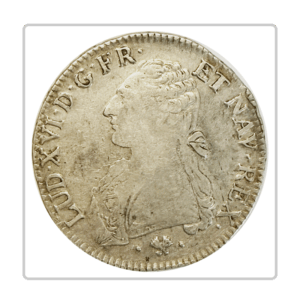 France, Écu aux rameaux d'olivier 1777, L, Bayonne.