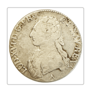 France, Louis XVI, Écu 1775 W