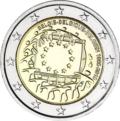 2 euros Comm. Belgique 2015