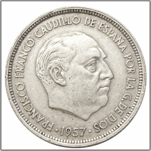 ESPAGNE - 50 Pesetas Francisco Franco, 1957