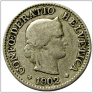 CH- 0,05 centimes, 1902, (s)