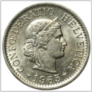 CH- 0,05 centimes, 1965, (vz)
