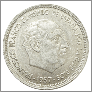 ESPAGNE - 50 Pesetas Francisco Franco, 1957