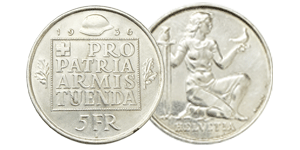 5 francs comm. (argent)