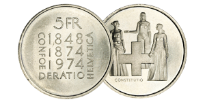 5 francs (Cu-Ni)