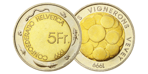 5 francs (bimétallique)