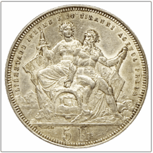 Écus de tir 1883 - Fête de tir Lugano