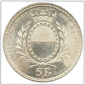Écus de tir 1934 - Fête de tir Fribourg