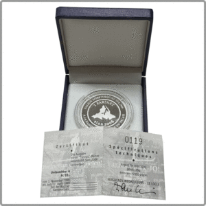 Valais 1 Farinet Sion 2006 (UNZ) en argent avec certificat