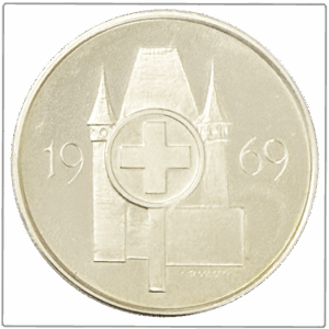 SUISSE 1969 Médaille du tireur Eidg. Schützenfest Thun