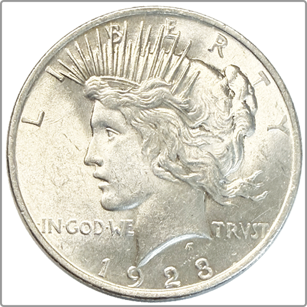 USA, 1 Dollar type Peace 1923 Philadelphie