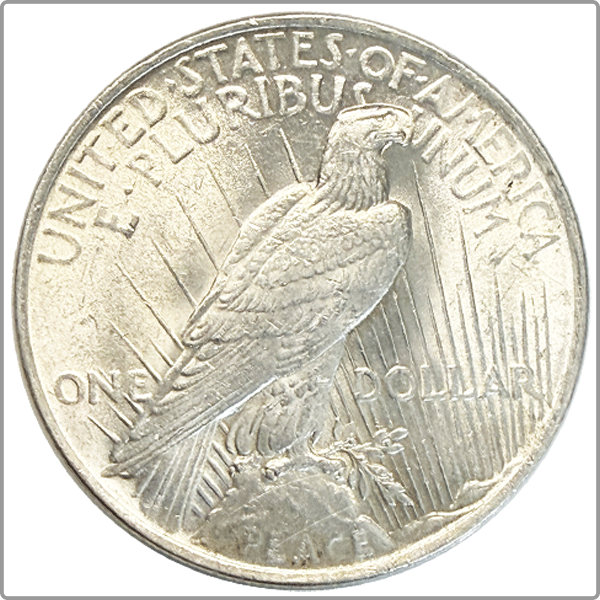USA, 1 Dollar type Peace 1923 Philadelphie – Image 2